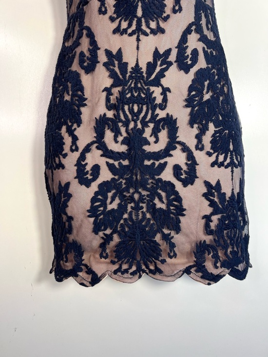 Hello Molly Bedroom Whispers Navy Blue
Lace Halter Mini Dress Size XS - Picture 5 of 12